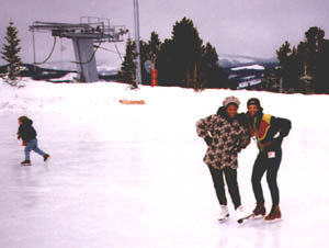 Image:  ice skaters